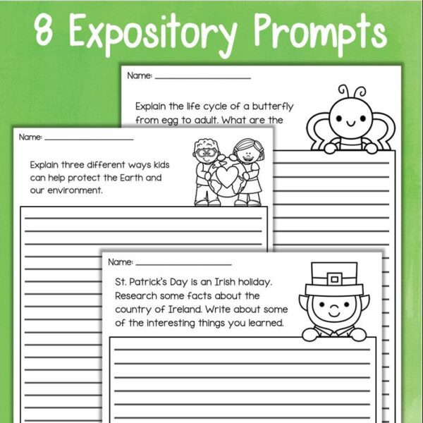 spring writing prompts 2nd grade